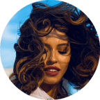 Woman Flipping Her Hair Woman Flipping Her Hair